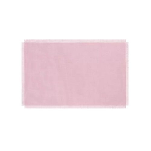 Lugar americano Copa&Cia Chiara Franjas 45x30cm rosa chá Lugar americano Copa&Cia Chiara Franjas 45x30cm rosa chá