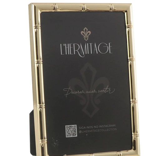Porta-retratos em metal L'Hermitage Frame 10x15cm dourada Porta-retratos em metal L'Hermitage Frame 10x15cm dourada