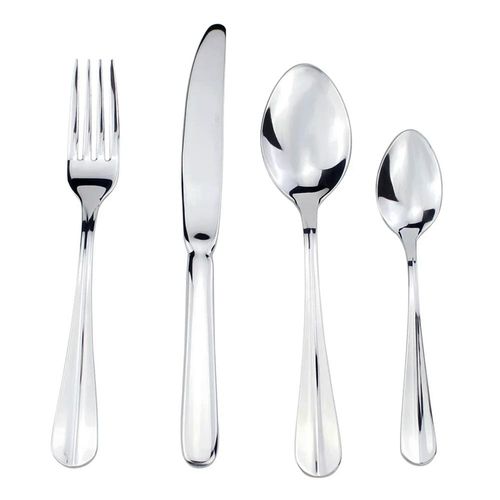 Faqueiro em aço inox Fracalanza Baguette 3mm de espessura 24 peças - 28270 Faqueiro em aço inox Fracalanza Baguette 3mm de espessura 24 peças - 28270