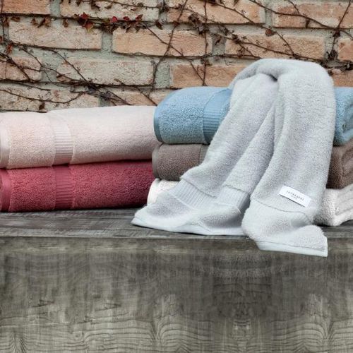 Toalha de banho Trussardi Doppia 86x160cm branco Toalha de banho Trussardi Doppia 86x160cm branco