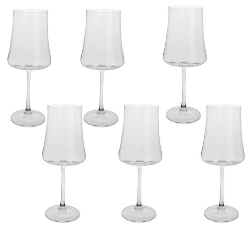 Jogo de taças vinho tinto em cristal Bohemia Xtra 460ml 6 peças Jogo de taças vinho tinto em cristal Bohemia Xtra 460ml 6 peças