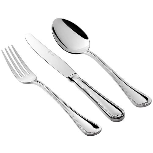 Faqueiro em prata com estojo Saint James Croise 130 peças: Requinte e design clássico para sua mesa Faqueiro em prata com estojo Saint James Croise 130 peças: Requinte e design clássico para sua mesa