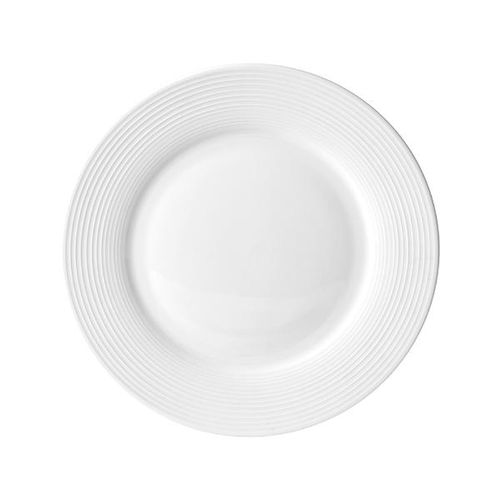 Prato raso em porcelana L'hermitage Brizzard 26,7cm branco Prato raso em porcelana L'hermitage Brizzard 26,7cm branco