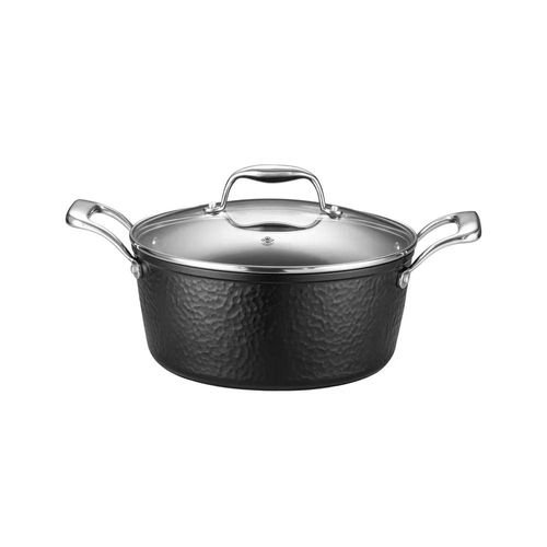 Caçarola Antiaderente Oxford Gourmet Martelado 22cm Alumínio para Indução