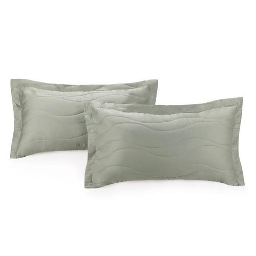 Jogo de Porta Travesseiro Trussardi Novara 300 fios 2 peças 50cmx90cm Pistacchio Jogo de Porta Travesseiro Trussardi Novara 300 fios 2 peças 50cmx90cm Pistacchio