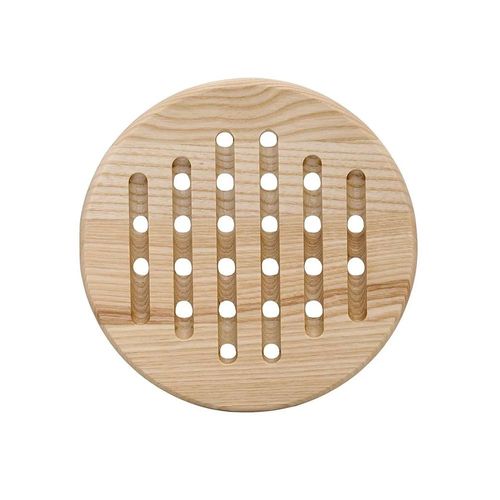 Descanso para Panela de Madeira Oxford Natural 20cm