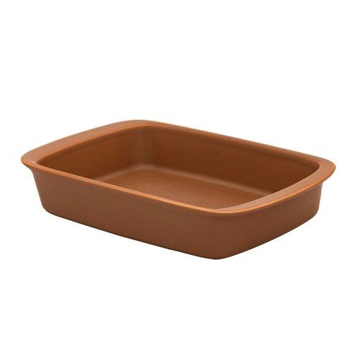 Travessa Refratária Oxford Tango Marrom 40x24x7cm 3,25L Travessa Refratária Oxford Tango Marrom 40x24x7cm 3,25L