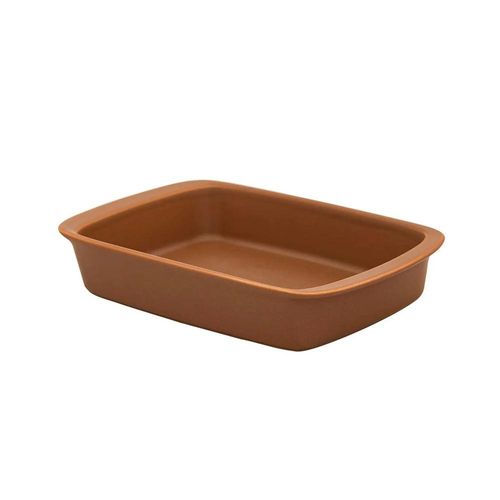 Travessa Refratária Oxford Tango Marrom 34x21x6,5cm 2L Travessa Refratária Oxford Tango Marrom 34x21x6,5cm 2L