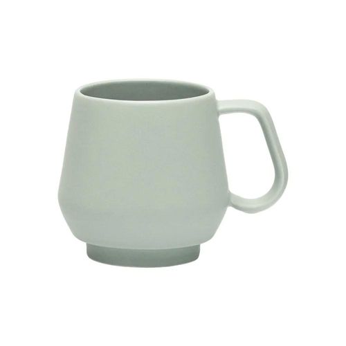 Caneca Oxford Chubby Menta 330ml de Cerâmica Empilhável
