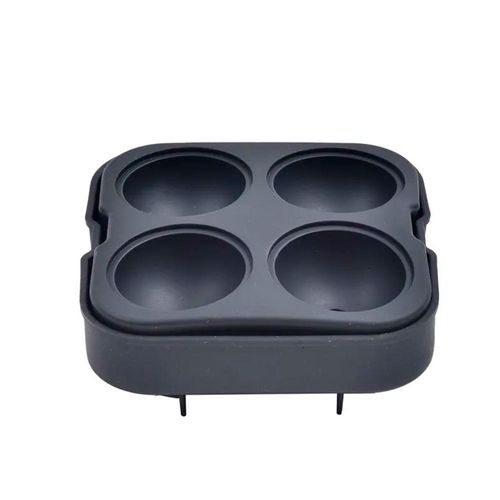 Forma de gelo para whisky em silicone Kenya Bar Colletion preto Forma de gelo para whisky em silicone Kenya Bar Colletion preto