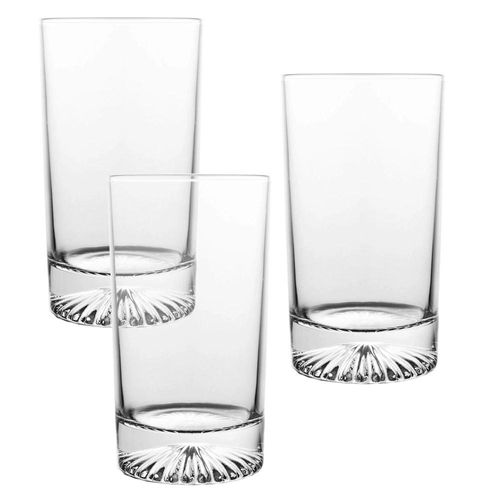 Jogo de copos altos em vidro Kenya Roulette 6 copos 370ml Jogo de copos altos em vidro Kenya Roulette 6 copos 370ml