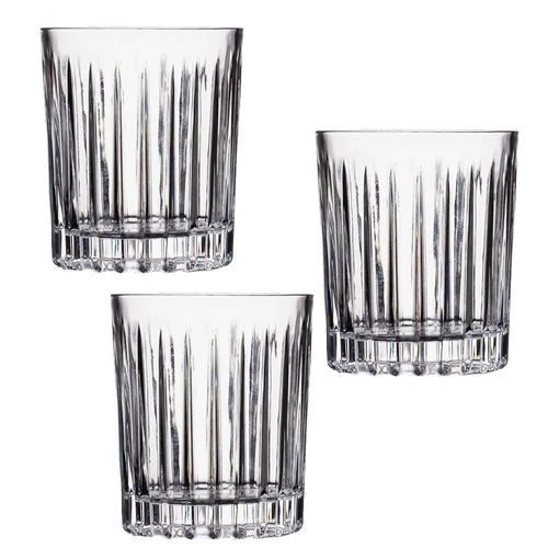 Jogo de copos baixos em vidro Kenya Wind 6 copos 300ml