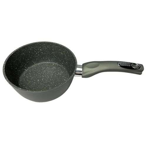 Panela em alumínio e tampa Bialetti Petravera Plus 16cm cinza