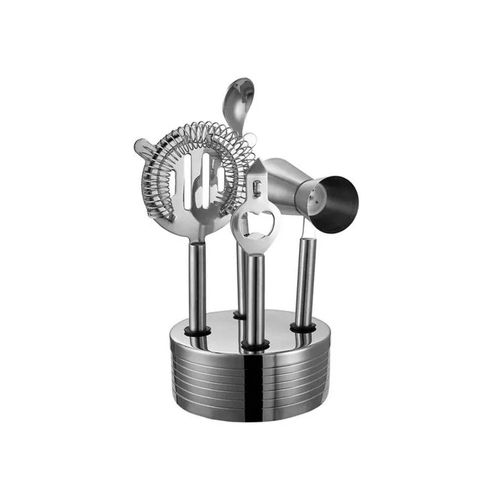 Jogo para bar em inox Maxwell & Williams Sterling 5 peças Jogo para bar em inox Maxwell & Williams Sterling 5 peças