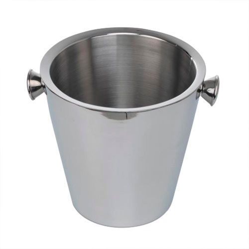 Balde para champanhe Fracalanza Freddo 3,8 Litros: Aço inox com parede dupla para gelo por horas