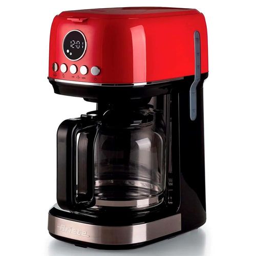 Cafeteira americana Ariete 1396 Moderna vermelha programável 15 xícaras 900w 220v Cafeteira americana Ariete 1396 Moderna vermelha programável 15 xícaras 900w 220v