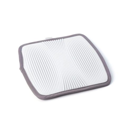 Tapete multiuso clean quadrado em silicone Hudson 20x20cm branco