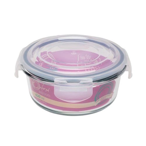 Pote Hermético de Vidro Redondo Oxford Daily 620ml Pote Hermético de Vidro Redondo Oxford Daily 620ml