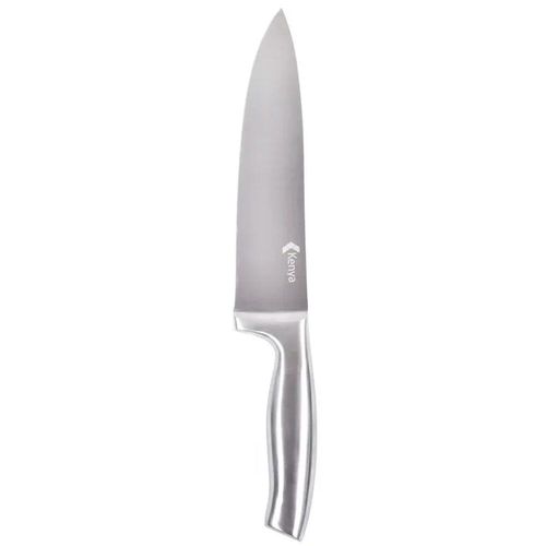 Faca do Chef Aço Inox 24cm Kenya Prata Faca do Chef Aço Inox 24cm Kenya Prata