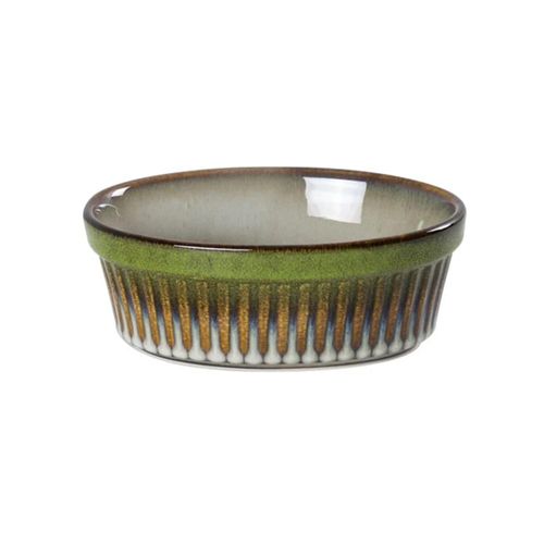 Travessa oval em cerâmica L'Hermitage Mist 550ml verde