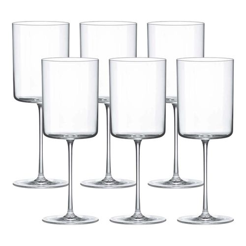 Jogo de 6 Taças de Cristal para água Oxford Minimal Classic 420ml Jogo de 6 Taças de Cristal para água Oxford Minimal Classic 420ml