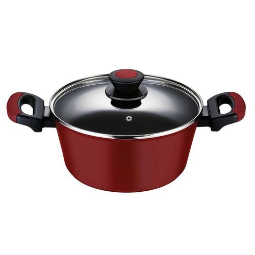 Caçarola Oxford Everyday Vermelha Antiaderente 28cm para Indução Caçarola Oxford Everyday Vermelha Antiaderente 28cm para Indução