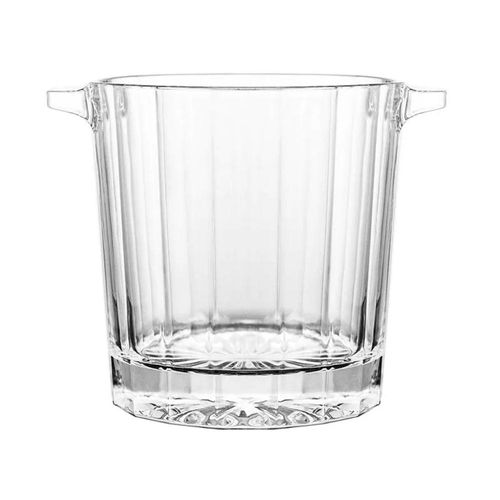 Balde para gelo em vidro canelado Kenya Wind 2,2 litros Balde para gelo em vidro canelado Kenya Wind 2,2 litros