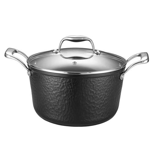 Caçarola Antiaderente Oxford Gourmet Martelado Preta 28cm para Indução e Forno Caçarola Antiaderente Oxford Gourmet Martelado Preta 28cm para Indução e Forno