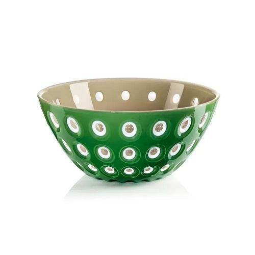 Saladeira bowl em acrílico Guzzini Le Murrine 20cm verde musgo com areia Saladeira bowl em acrílico Guzzini Le Murrine 20cm verde musgo com areia