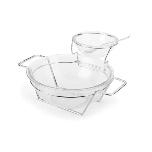 Saladeira Forma Andrea com molheira e colher: Elegância e praticidade para servir saladas 3 Litros Saladeira Forma Andrea com molheira e colher: Elegância e praticidade para servir saladas 3 Litros