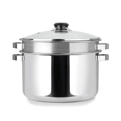 Espagueteira Forma Inox 6,8 Litros em aço inoxidável: Praticidade, grande capacidade e cesto para escorrer Espagueteira Forma Inox 6,8 Litros em aço inoxidável: Praticidade, grande capacidade e cesto para escorrer
