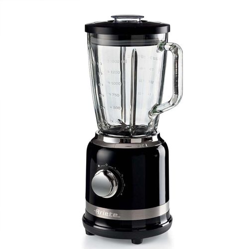 Liquidificador com copo de vidro Ariete 585 Moderna 1,5 litro 4 velocidades preto 1000w 220v