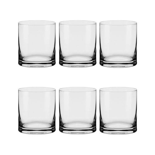 Jogo de 6 Copos de Cristal On The Rocks Oxford Flat Classic 390ml Jogo de 6 Copos de Cristal On The Rocks Oxford Flat Classic 390ml
