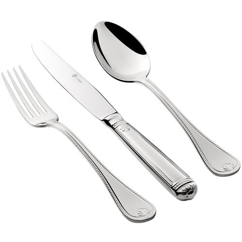 Faqueiro em aço inox Saint James Pérola 130 peças: Requinte e sofisticação para sua mesa Faqueiro em aço inox Saint James Pérola 130 peças: Requinte e sofisticação para sua mesa