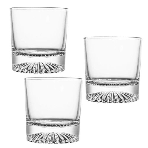 Jogo de copos baixos em vidro Kenya Roulette 6 copos 300ml Jogo de copos baixos em vidro Kenya Roulette 6 copos 300ml