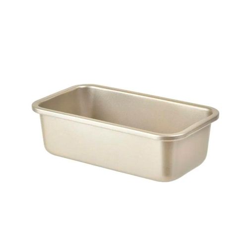 Forma de pão retangular em aço carbono Kenya 13x23cm Forma de pão retangular em aço carbono Kenya 13x23cm