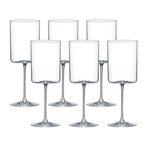 Jogo de 6 Taças de Cristal para vinho Oxford Minimal Classic 340ml Jogo de 6 Taças de Cristal para vinho Oxford Minimal Classic 340ml