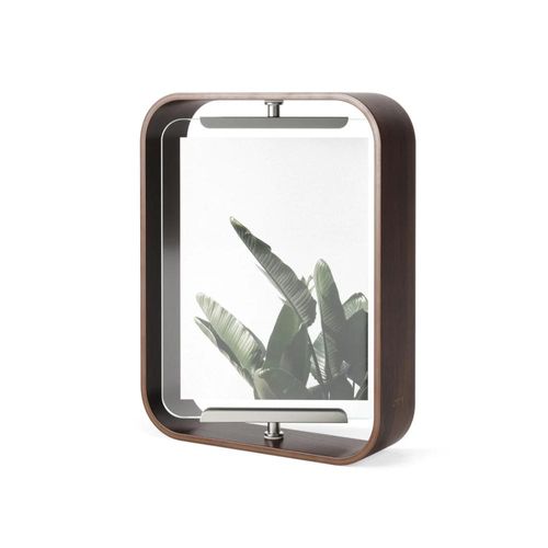 Porta-retratos em madeira Umbra Bellwood 13x18cm noz envelhecida Porta-retratos em madeira Umbra Bellwood 13x18cm noz envelhecida