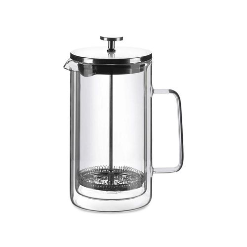 Cafeteira Francesa Vidro Parede Dupla 1L Oxford: Sabor Intenso Cafeteira Francesa Vidro Parede Dupla 1L Oxford: Sabor Intenso