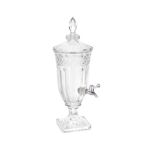 Dispenser Suqueira Wolff Brandon 2 litros Cristal Ecológico com Pé, luxo para água aromatizada e sucos Dispenser Suqueira Wolff Brandon 2 litros Cristal Ecológico com Pé, luxo para água aromatizada e sucos