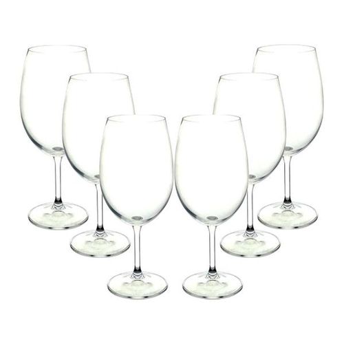 Jogo 6 Taças Bohemia Anna para Água Cristal 580ml, Peça de Luxo, Design Tcheco Clássico Jogo 6 Taças Bohemia Anna para Água Cristal 580ml, Peça de Luxo, Design Tcheco Clássico