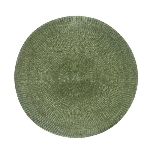 Lugar americano redondo em poliéster Copa&Cia Serenity 38cm verde