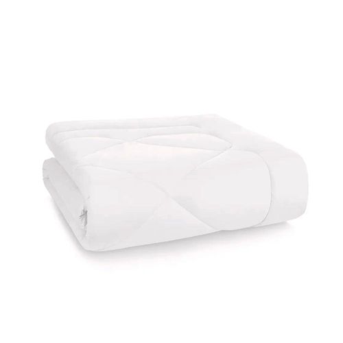 Edredom Trussardi Grasso cetim 300 Fios casal 220x270cm branco