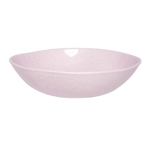Saladeira Cerâmica Oxford Ryo Pink Sand 26 Cm: Orgânica Rosa