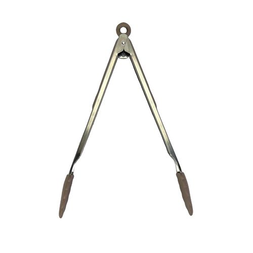 Pinça em silicone suporta altas temperaturas Kenya 34,5cm cinza Pinça em silicone suporta altas temperaturas Kenya 34,5cm cinza