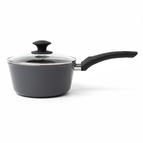 Panela Brinox Optima 16cm 1L Cerâmica Cinza Stone, Alumínio 4,5mm Indução, PFOA Free e Saudável Panela Brinox Optima 16cm 1L Cerâmica Cinza Stone, Alumínio 4,5mm Indução, PFOA Free e Saudável