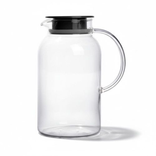 Jarra em Vidro com Tampa Inox Dynasty Twinkle 1,8 Litro para Mesa Posta Elegante