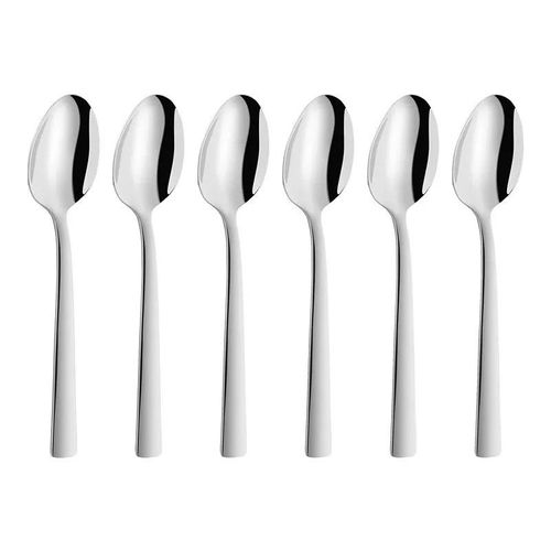Conjunto com 6 Colheres para Café Zwilling Dinner em Aço Inoxidável para Servir com Elegância Conjunto com 6 Colheres para Café Zwilling Dinner em Aço Inoxidável para Servir com Elegância