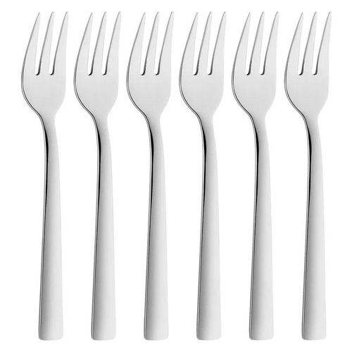 Jogo com 6 Garfos para Sobremesa Zwilling Dinner em Aço Inoxidável para Mesa Elegante