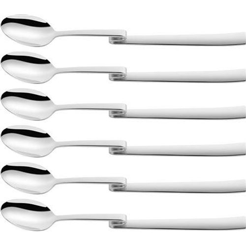 Conjunto com 6 Colheres Zwilling para Latte Macchiato-Dinner em Aço Inoxidável para Servir com Elegância